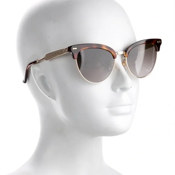 Gucci | Accessories | Gucci Gold Interlocking Logo Sunglasses